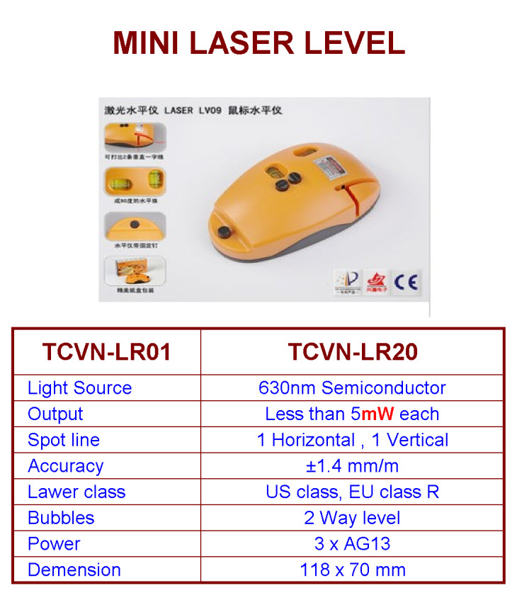 Quét Tia Laser (Laser Level) TCVN LR20 (Ảnh 1)